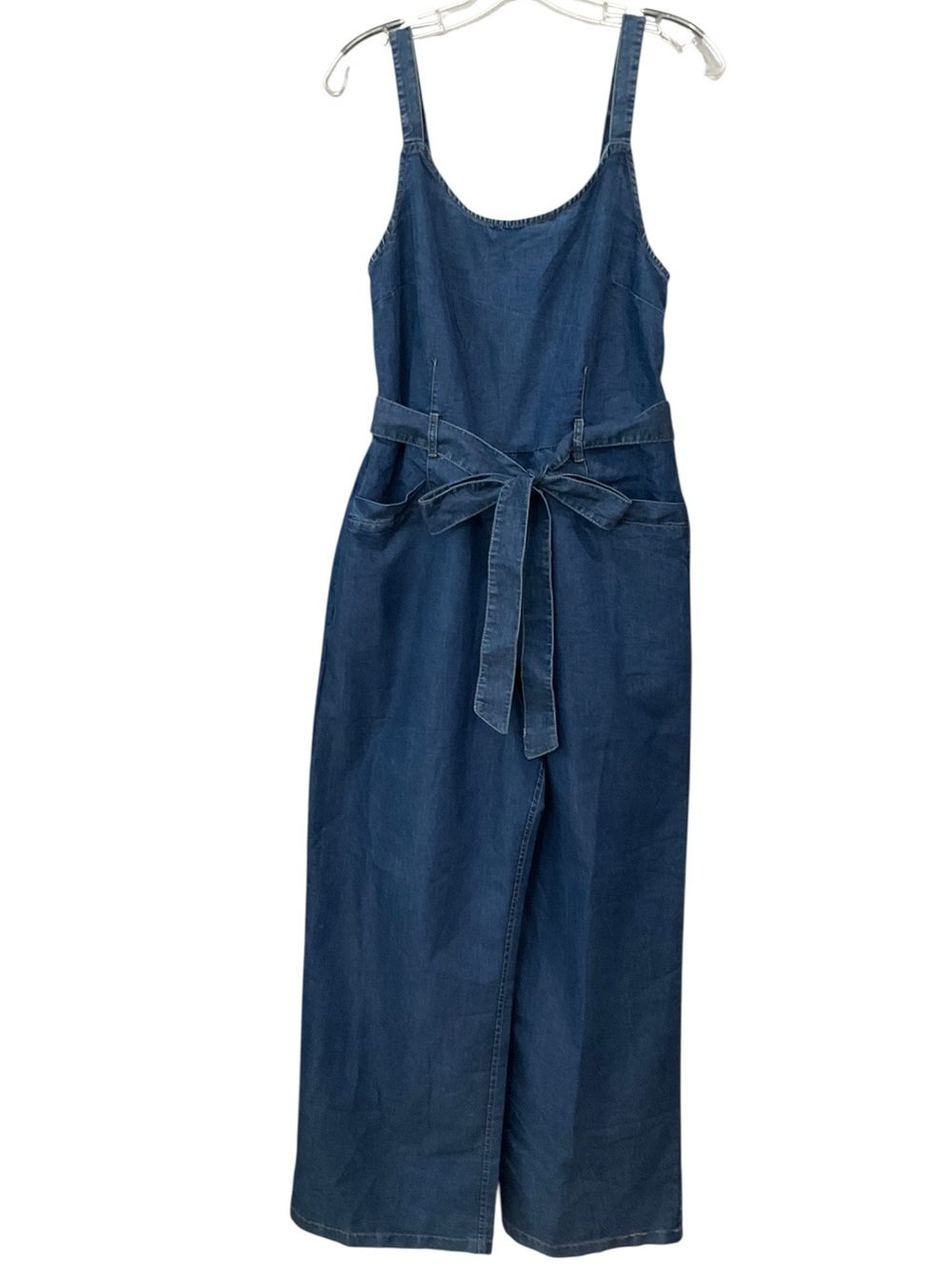 GOGO Indulge instyle Women’s Wide-Leg Jumpsuit with Tie Waist Size Medium NWT - Picture 3 of 14